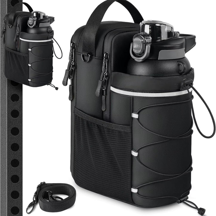 VelocityVault Magnetic Force Bag water bottle, phone, headphones, and more with compact custom design.